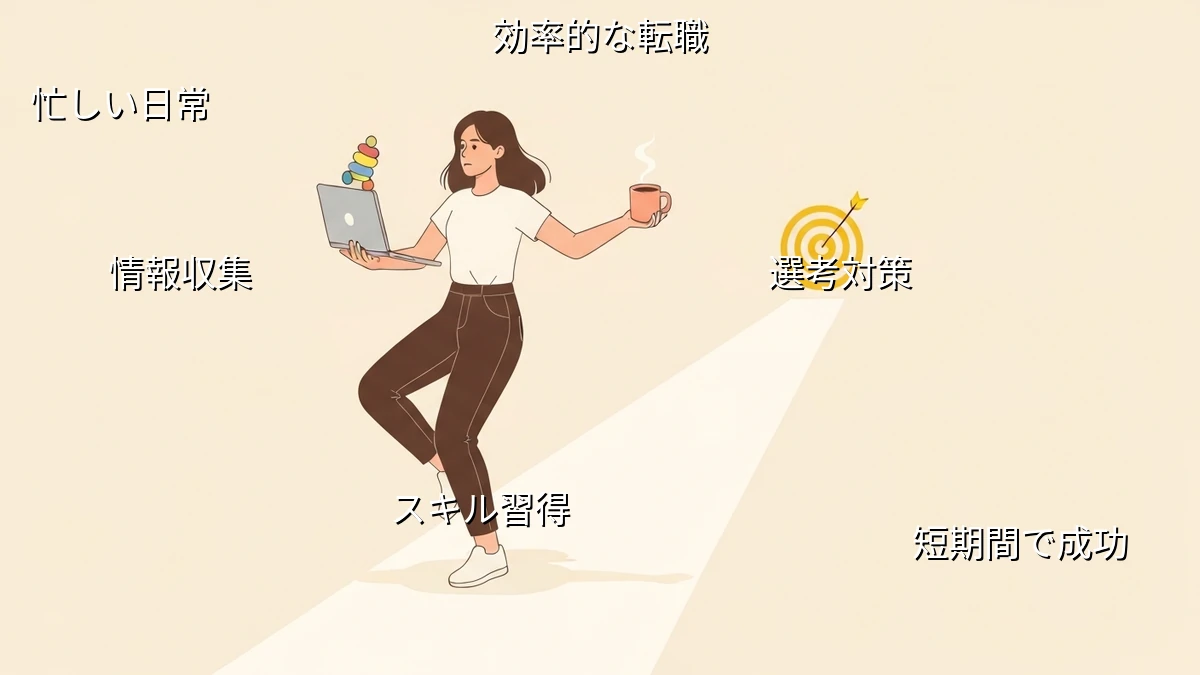 忙しい人向け!業界未経験転職を短期間で成功させる効率術